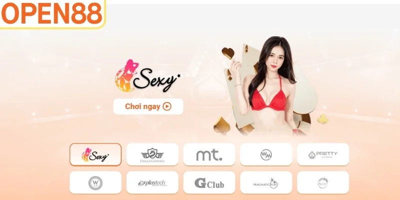 Những điều quan trọng tạo nên sự khác biệt của sảnh sexy Open88